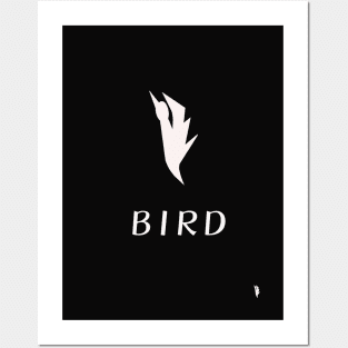 White bird of the author's logo Posters and Art